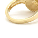 ヴァンクリーフアーペル Van Cleef & Arpels マジック アルハンブラ リング VCAR03AV00 イエローゴールド×グリーン K18YG マラカイト #51(JP11) リング 指輪 緑 Au750 18金 10号