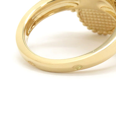 ヴァンクリーフアーペル Van Cleef & Arpels マジック アルハンブラ リング VCAR03AV00 イエローゴールド×グリーン K18YG マラカイト #51(JP11) リング 指輪 緑 Au750 18金 10号