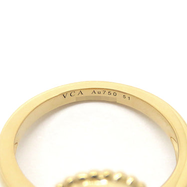 ヴァンクリーフアーペル Van Cleef & Arpels マジック アルハンブラ リング VCAR03AV00 イエローゴールド×グリーン K18YG マラカイト #51(JP11) リング 指輪 緑 Au750 18金 10号