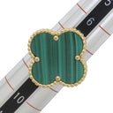ヴァンクリーフアーペル Van Cleef & Arpels マジック アルハンブラ リング VCAR03AV50 イエローゴールド×グリーン K18YG マラカイト #48(JP8) リング 指輪 緑 Au750 18金 8号