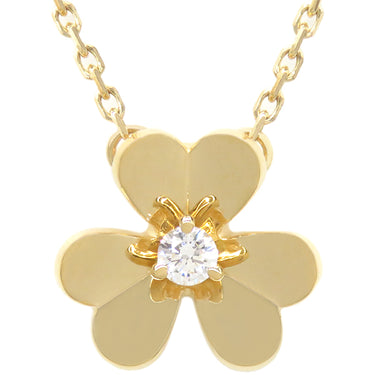ヴァンクリーフアーペル Van Cleef & Arpels フリヴォル ペンダント ミニ VCARP0J100 イエローゴールド K18YG ダイヤモンド ネックレス 750YG 1Pダイヤ　