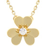 ヴァンクリーフアーペル Van Cleef & Arpels フリヴォル ペンダント ミニ VCARP0J100 イエローゴールド K18YG ダイヤモンド ネックレス 750YG 1Pダイヤ　