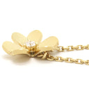 ヴァンクリーフアーペル Van Cleef & Arpels フリヴォル ペンダント ミニ VCARP0J100 イエローゴールド K18YG ダイヤモンド ネックレス 750YG 1Pダイヤ　