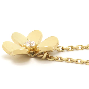 ヴァンクリーフアーペル Van Cleef & Arpels フリヴォル ペンダント ミニ VCARP0J100 イエローゴールド K18YG ダイヤモンド ネックレス 750YG 1Pダイヤ　