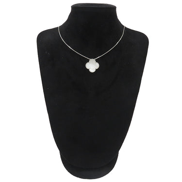 ヴァンクリーフアーペル Van Cleef & Arpels マジック アルハンブラ ネックレス 1モチーフ ホワイトゴールド K18WG マザーオブパール ネックレス 750WG