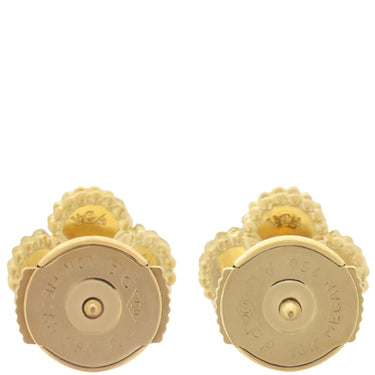 ヴァンクリーフアーペル Van Cleef & Arpels スウィート アルハンブラ VCARA44900 ブラックXイエローゴールド K18YG オニキス ピアス 750YG 18K