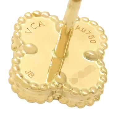 ヴァンクリーフアーペル Van Cleef & Arpels スウィート アルハンブラ VCARA44900 ブラックXイエローゴールド K18YG オニキス ピアス 750YG 18K