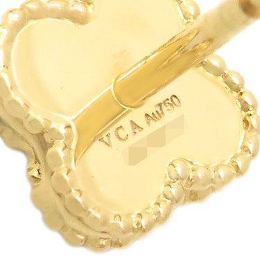 ヴァンクリーフアーペル Van Cleef & Arpels スウィート アルハンブラ VCARA44900 ブラックXイエローゴールド K18YG オニキス ピアス 750YG 18K