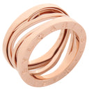 ブルガリ BVLGARI ビーゼロワン B-zero1 レジェンド 3バンドリング 353563 ピンクゴールド K18PG #52(JP12) リング 指輪 750 18金 11号