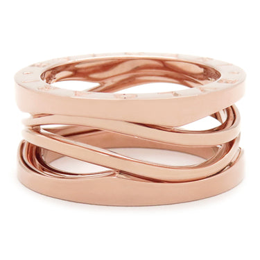 ブルガリ BVLGARI ビーゼロワン B-zero1 レジェンド 3バンドリング 353563 ピンクゴールド K18PG #52(JP12) リング 指輪 750 18金 11号