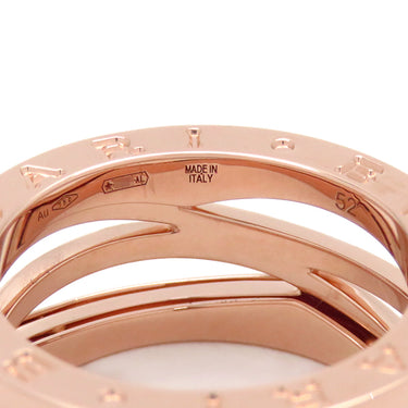 ブルガリ BVLGARI ビーゼロワン B-zero1 レジェンド 3バンドリング 353563 ピンクゴールド K18PG #52(JP12) リング 指輪 750 18金 11号