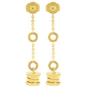 ブルガリ BVLGARI ビーゼロワン エレメント イエローゴールド K18YG ピアス B-zero1 750YG ドロップピアス