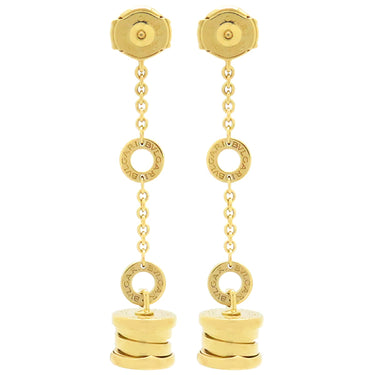 ブルガリ BVLGARI ビーゼロワン エレメント イエローゴールド K18YG ピアス B-zero1 750YG ドロップピアス