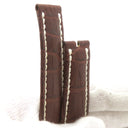 ロレックス ROLEX デイトナ用 ダークブラウン クロコダイル 腕時計パーツ 新品同様 純正 替え クロコ バンド ベルト ストラップ 20ｍｍ ブラウン 茶