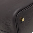 エルメス HERMES ピコタンロックPM プルノワール トリヨンクレマンス ハンドバッグ ゴールド金具 新品 未使用 こげ茶