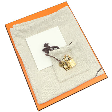 エルメス HERMES ピコタンロックPM プルノワール トリヨンクレマンス ハンドバッグ ゴールド金具 新品 未使用 こげ茶