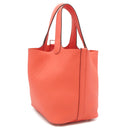 エルメス HERMES ピコタンロックPM オレンジフィールド トリヨンクレマンス ハンドバッグ シルバー金具 新品 未使用