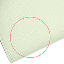 エルメス HERMES ベアンスフレ ヴェルソ ヴェールフィズ×ヴェールユッカ ヴォーエプソン 長財布 シルバー金具 新品 未使用 緑 バイカラー 二つ折財布