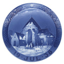 ロイヤルコペンハーゲン ROYAL COPENHAGEN イヤープレート 1930年代 ブルー×ホワイト 陶磁器 食器 ヴィンテージ 北欧 飾り皿 絵皿 1938年