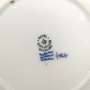 ロイヤルコペンハーゲン ROYAL COPENHAGEN イヤープレート 1940年代 ブルー×ホワイト 陶磁器 食器 ヴィンテージ 北欧 飾り皿 絵皿 1945年
