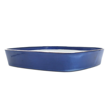 ロイヤルコペンハーゲン ROYAL COPENHAGEN テネラバード スクエア 大皿 ブルーXホワイトXマルチカラー 陶磁器 食器 ヴィンテージ 北欧 青 白 鳥