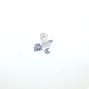 ロイヤルコペンハーゲン ROYAL COPENHAGEN テネラバード スクエア 大皿 ブルーXホワイトXマルチカラー 陶磁器 食器 ヴィンテージ 北欧 青 白 鳥