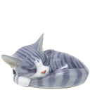 ロイヤルコペンハーゲン ROYAL COPENHAGEN フィギュリン グレー 陶磁器 オブジェ ネコ 猫 置物