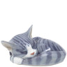 ロイヤルコペンハーゲン ROYAL COPENHAGEN フィギュリン グレー 陶磁器 オブジェ ネコ 猫 置物