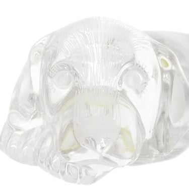 マイセン MEISSEN フィギュリン クリア クリスタル オブジェ 犬 イヌ 置物