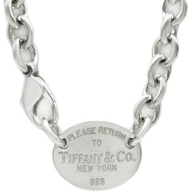 ティファニー Tiffany & Co リターン トゥ ティファニー オーバルタグ シルバー シルバー925 ネックレス チョーカー TIFFANY＆Co. AG925
