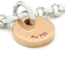 エルメス HERMES エクスリブリス PM H120440B 00ST シルバーXピンクゴールド シルバー925 K18PG ST ブレスレット SV925 AG925 Au750 18K