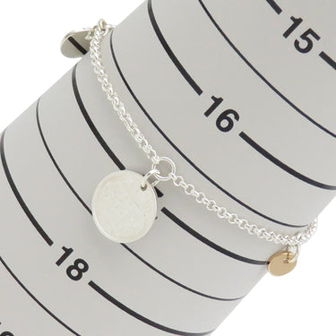 エルメス HERMES エクスリブリス PM H120440B 00ST シルバーXピンクゴールド シルバー925 K18PG ST ブレスレット SV925 AG925 Au750 18K