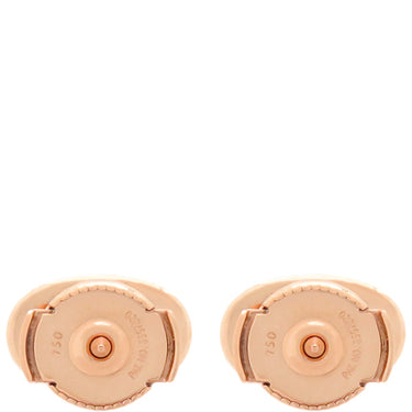 エルメス HERMES シェーヌダンクル コントゥール ピンクゴールド K18PG ダイヤモンド ピアス