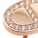 エルメス HERMES シェーヌダンクル コントゥール ピンクゴールド K18PG ダイヤモンド ピアス