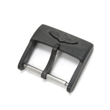 ブライトリング BREITLING ブラック ステンレススチール 腕時計パーツ 純正 尾錠 パーツ ブラックPVDコーティング 18ｍｍ幅対応 替え 交換 予備 中古