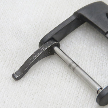 ブライトリング BREITLING ブラック ステンレススチール 腕時計パーツ 純正 尾錠 パーツ ブラックPVDコーティング 18ｍｍ幅対応 替え 交換 予備 中古