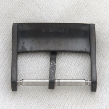 ブライトリング BREITLING ブラック ステンレススチール 腕時計パーツ 純正 尾錠 パーツ ブラックPVDコーティング 18ｍｍ幅対応 替え 交換 予備 中古