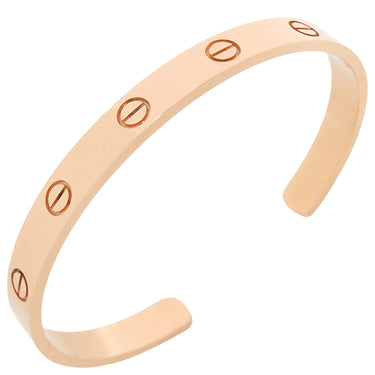 カルティエ Cartier LOVE ラブブレス オープン B6032617 ピンクゴールド K18PG #17 ブレスレット 750 18K 18金 バングル