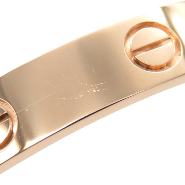 カルティエ Cartier LOVE ラブブレス オープン B6032617 ピンクゴールド K18PG #17 ブレスレット 750 18K 18金 バングル
