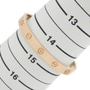 カルティエ Cartier LOVE ラブブレス オープン B6032617 ピンクゴールド K18PG #17 ブレスレット 750 18K 18金 バングル