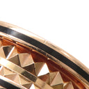 ブルガリ BVLGARI ビーゼロワン ロック B-zero1 2バンドリング 357996 ピンクゴールド×ブラック K18PG セラミック #49(JP9) リング 指輪 黒 750PG 18金 8.5号