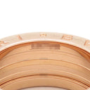 ブルガリ BVLGARI ビーゼロワン ロック B-zero1 2バンドリング 357996 ピンクゴールド×ブラック K18PG セラミック #49(JP9) リング 指輪 黒 750PG 18金 8.5号