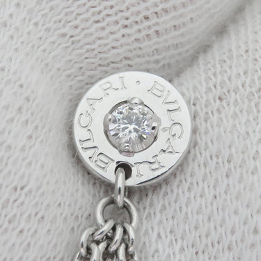 ブルガリ BVLGARI ビーゼロワン エレメント 1Pダイヤ ホワイトゴールド K18WG ピアス B-zero1 750WG ドロップピアス