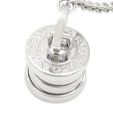 ブルガリ BVLGARI ビーゼロワン エレメント 1Pダイヤ ホワイトゴールド K18WG ピアス B-zero1 750WG ドロップピアス