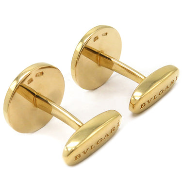 ブルガリ BVLGARI ブルガリブルガリ カフリンクス イエローゴールド K18YG ダイヤモンド カフス 750YG パヴェダイヤ