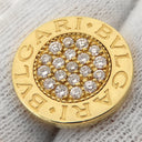 ブルガリ BVLGARI ブルガリブルガリ カフリンクス イエローゴールド K18YG ダイヤモンド カフス 750YG パヴェダイヤ