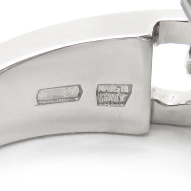 ブルガリ BVLGARI アストラーレ チェルキ ブラックXホワイトゴールド K18WG ダイヤモンド セラミック リング 指輪 11号