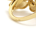 ヴァンクリーフアーペル Van Cleef & Arpels フリヴォル アントレ レ ドア VCARPJMD00 イエローゴールド K18YG ダイヤモンド #50(JP10) リング 指輪 フラワー 4Pダイヤ 10号