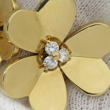 ヴァンクリーフアーペル Van Cleef & Arpels フリヴォル アントレ レ ドア VCARPJMD00 イエローゴールド K18YG ダイヤモンド #50(JP10) リング 指輪 フラワー 4Pダイヤ 10号