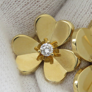 ヴァンクリーフアーペル Van Cleef & Arpels フリヴォル アントレ レ ドア VCARPJMD00 イエローゴールド K18YG ダイヤモンド #50(JP10) リング 指輪 フラワー 4Pダイヤ 10号